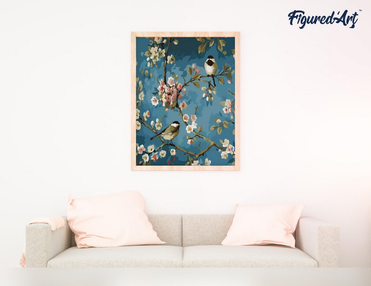 Paint by Numbers rolled - Flowers and Birds