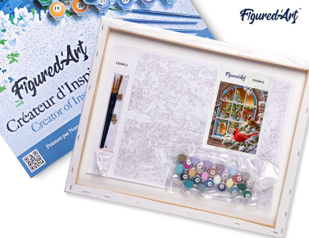 Paint by Numbers Framed - Christmas Window