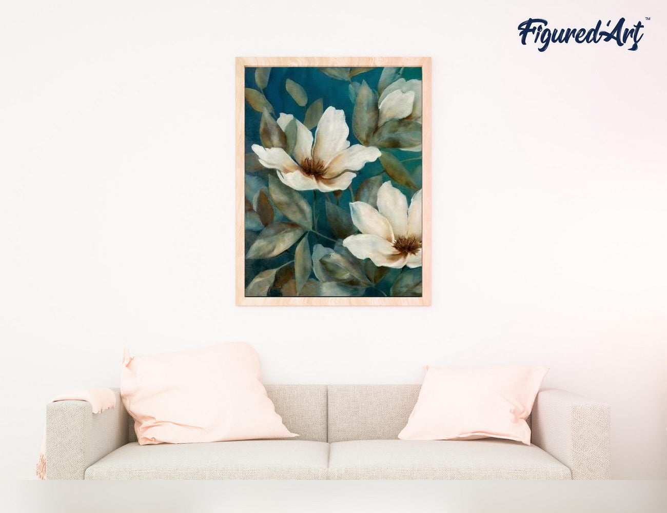 Paint by Numbers rolled - Vase of Peonies