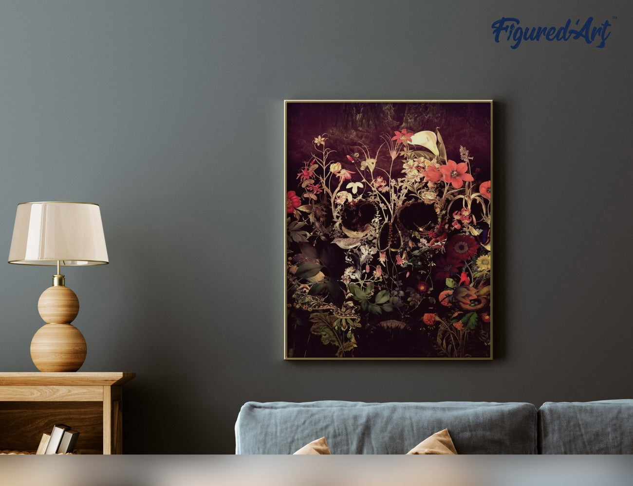 Paint by Numbers Framed - Calabera De Flores