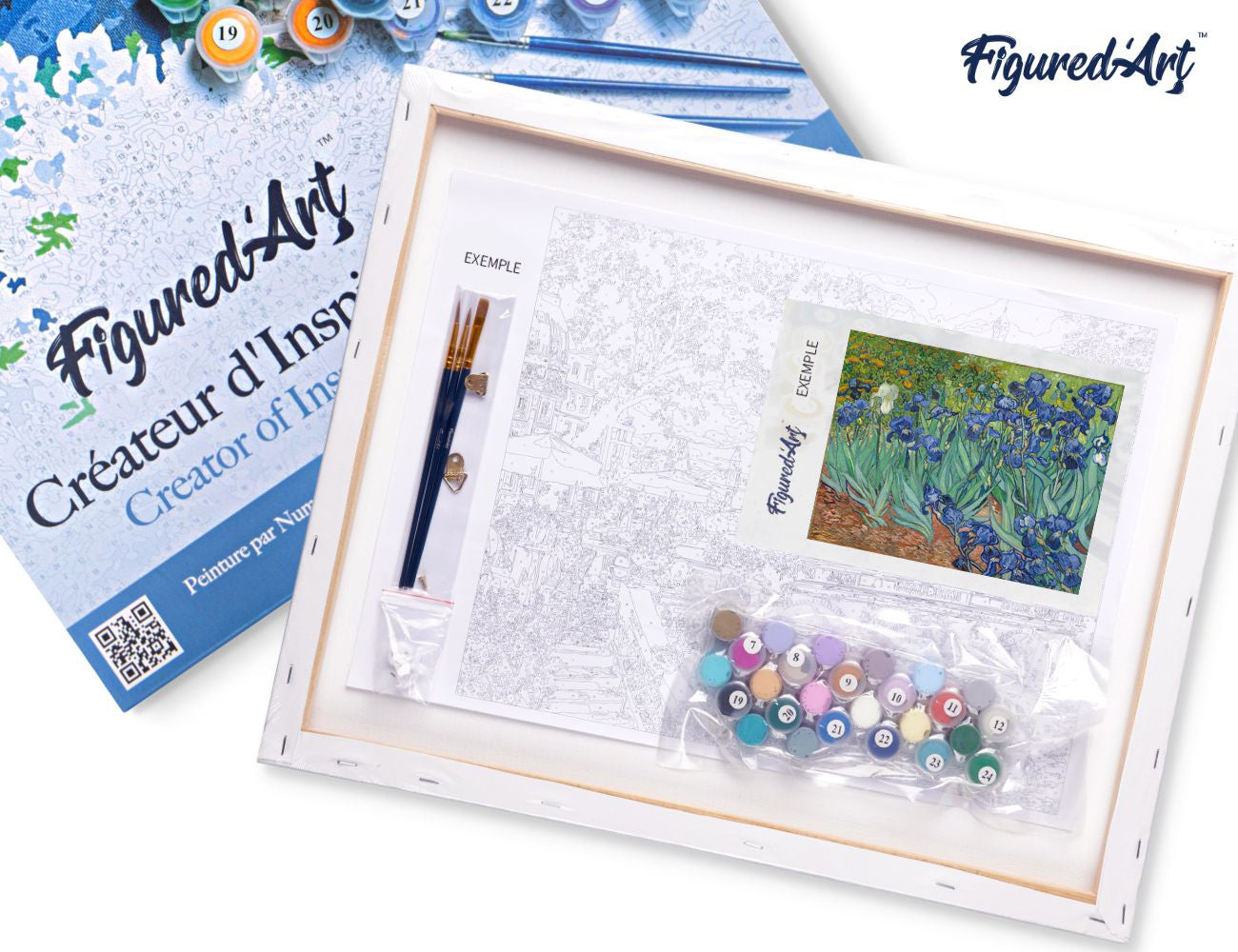 Paint by Numbers Framed - Van Gogh Iris