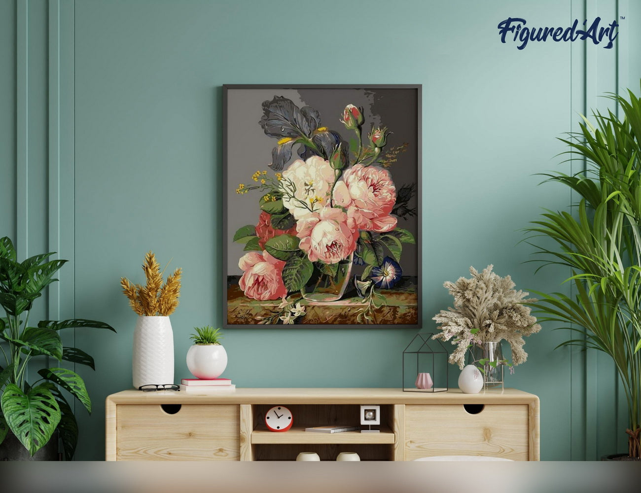Paint by Numbers rolled - Bouquet of Wild Flowers