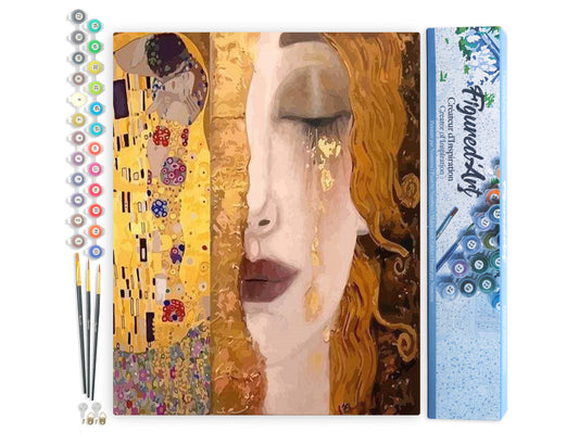 Paint by Numbers rolled - Gustav Klimt