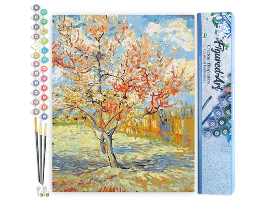 Paint by Numbers rolled - Van Gogh The Pink Peach Tree