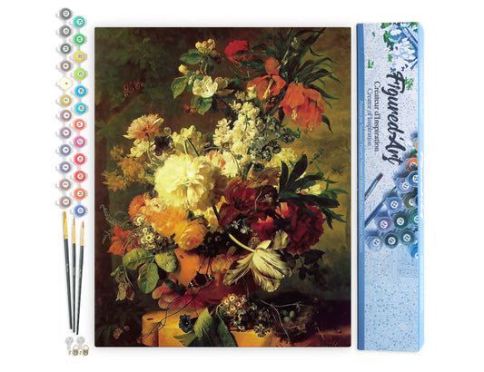 Paint by Numbers rolled - Flowers from France