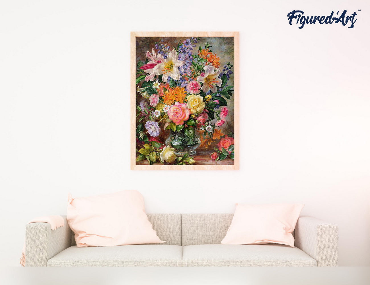 Paint by Numbers rolled - Flowers in All colors
