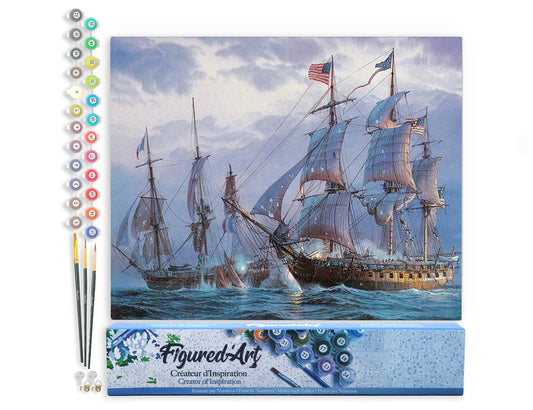 Paint by Numbers rolled - The American Fleet