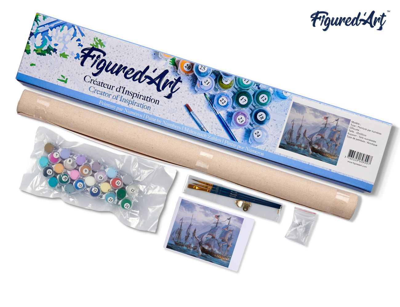Paint by Numbers rolled - The American Fleet