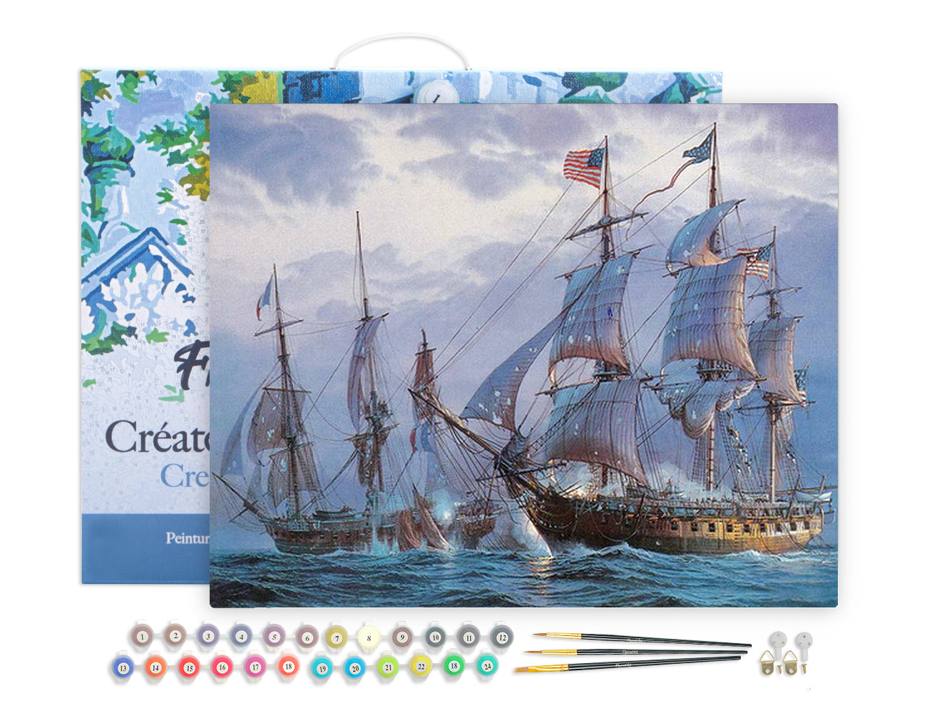 Paint by Numbers Framed - The American Fleet