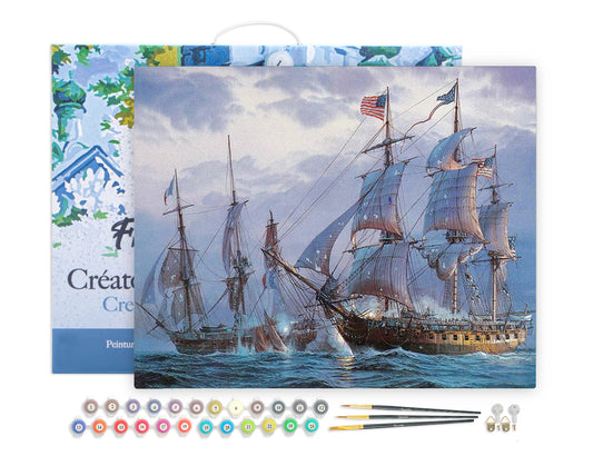Paint by Numbers Framed - The American Fleet