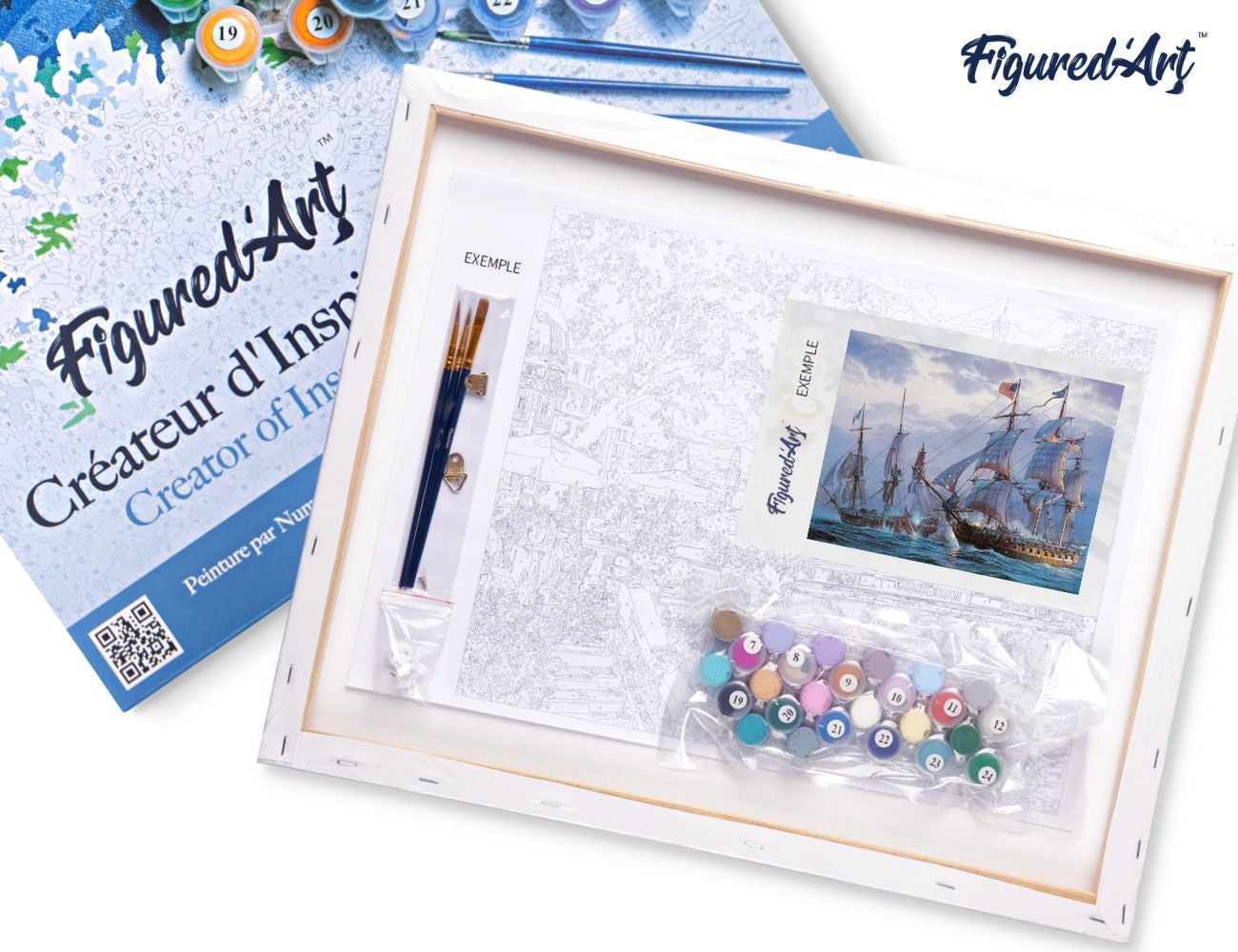 Paint by Numbers Framed - The American Fleet