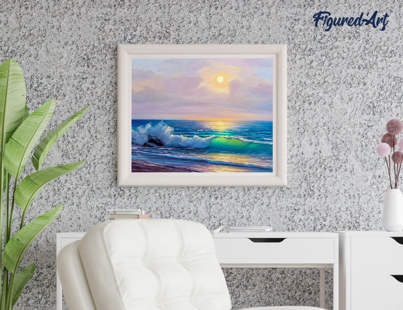 Paint by Numbers Framed - Seaside and Waves