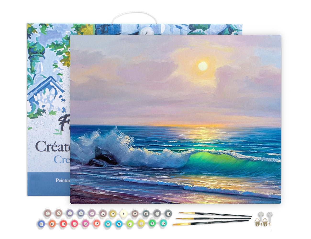 Paint by Numbers Framed - Seaside and Waves