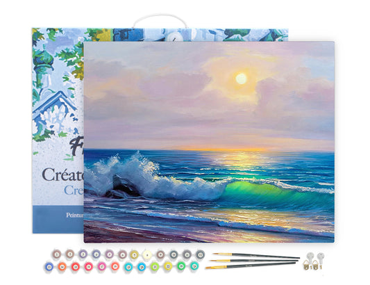 Paint by Numbers Framed - Seaside and Waves
