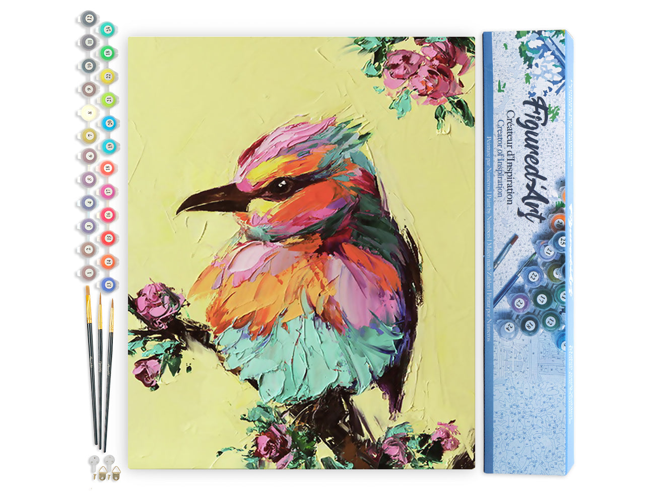 Paint by Numbers rolled - Little Bird