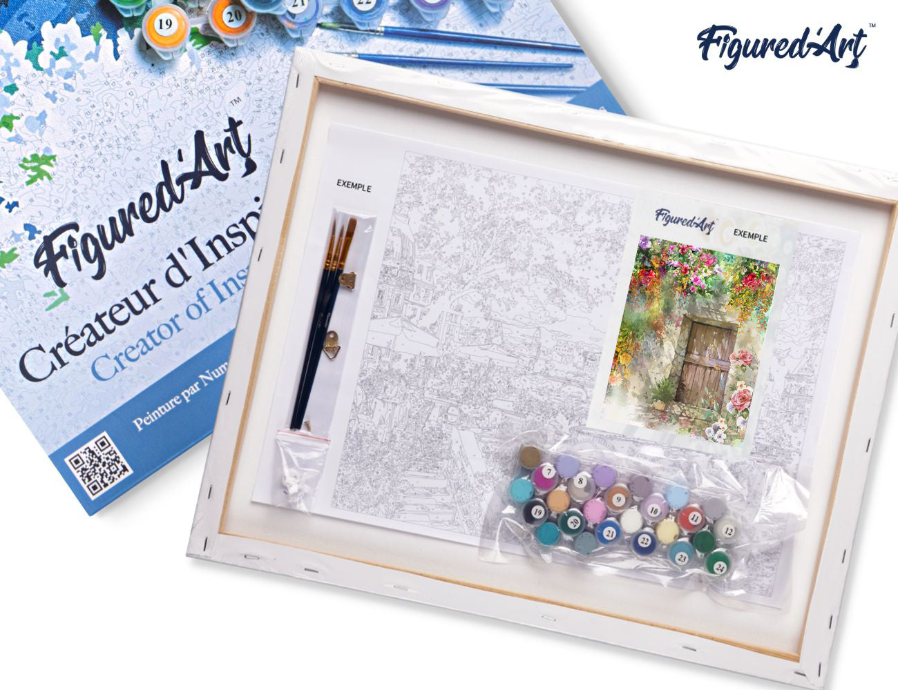 Paint by Numbers Framed - Cave entrance