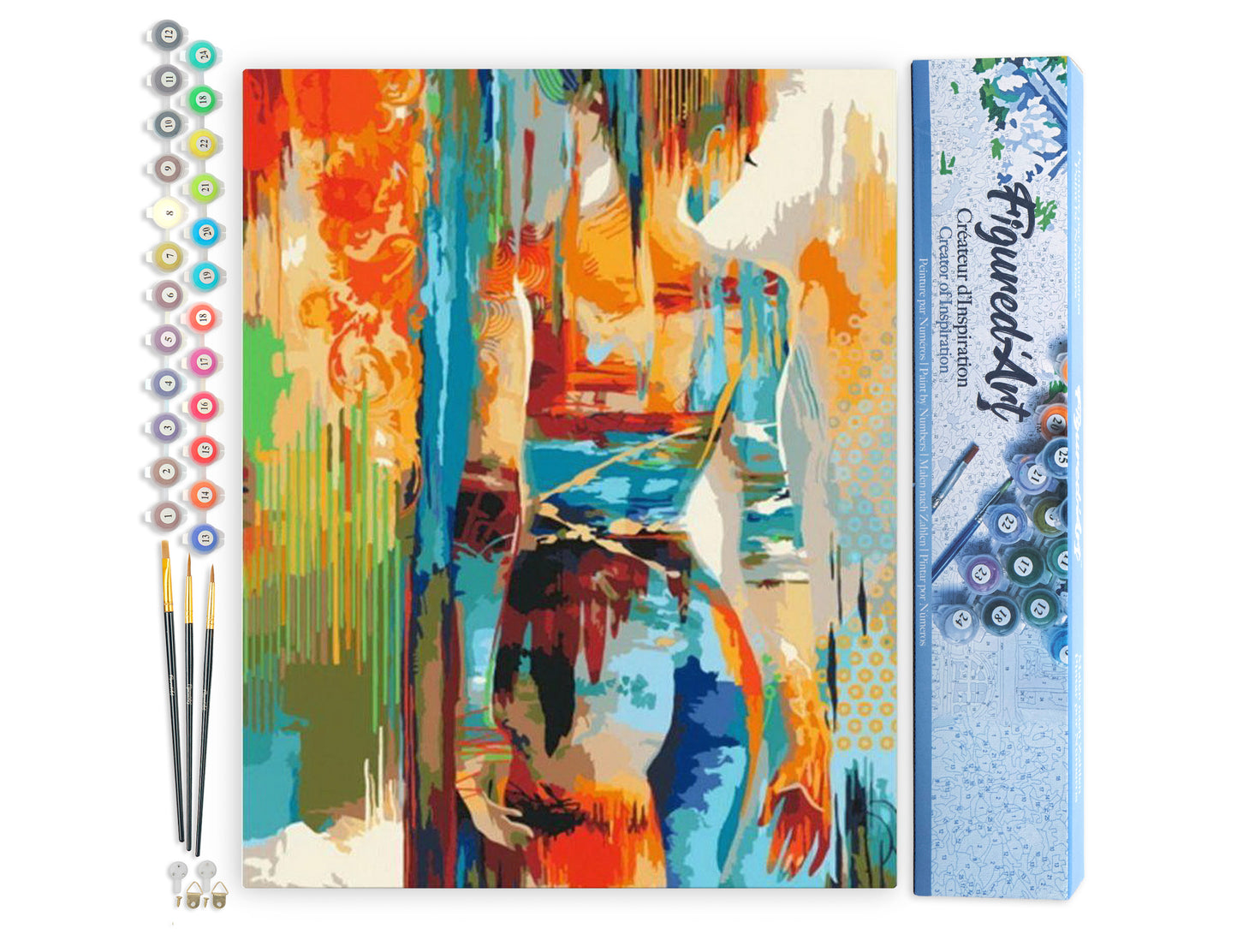 Paint by Numbers rolled - Beauty in colors