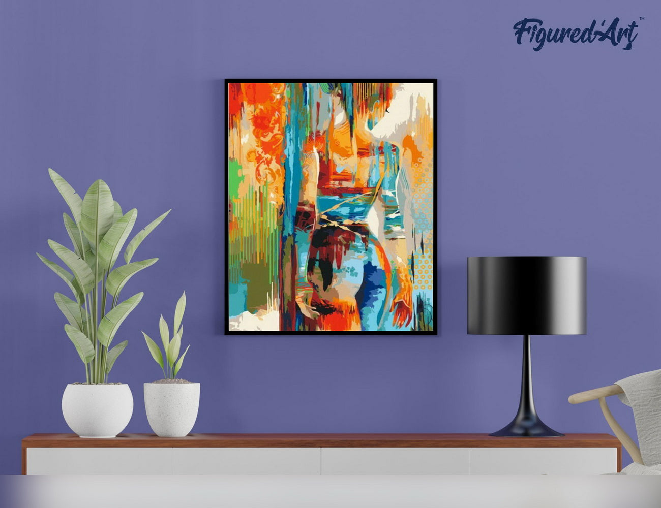 Paint by Numbers Framed - Beauty in colors