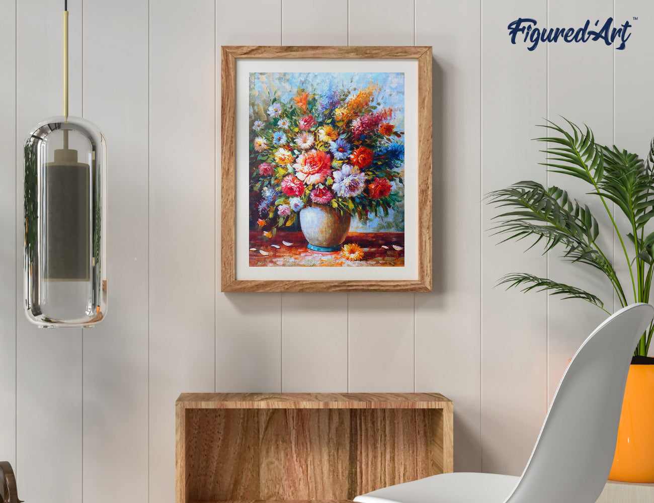 Paint by Numbers rolled - Beautiful Bouquet of Flowers