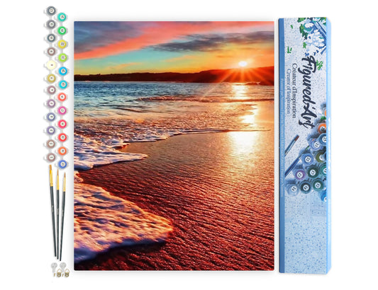 Paint by Numbers rolled - Sea Foam