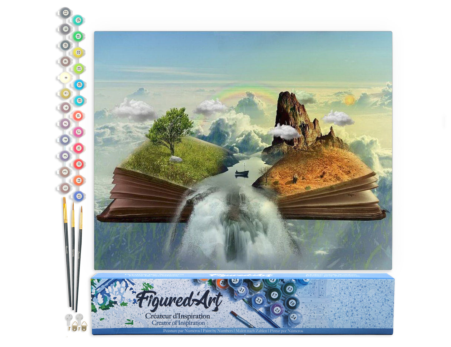 Paint by Numbers rolled - Landscape book