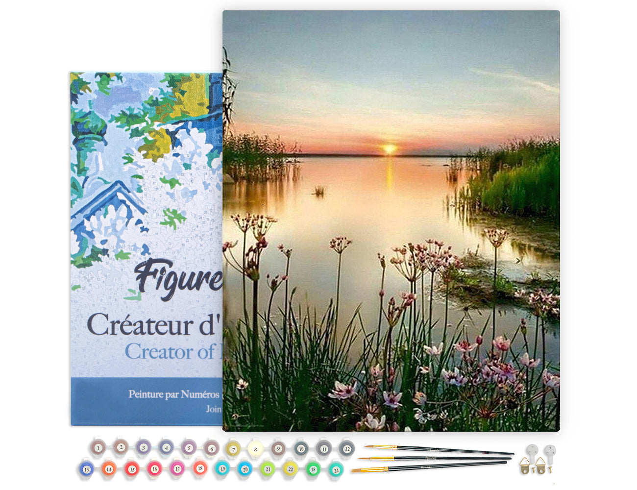 Paint by Numbers Framed - Peaceful Lake