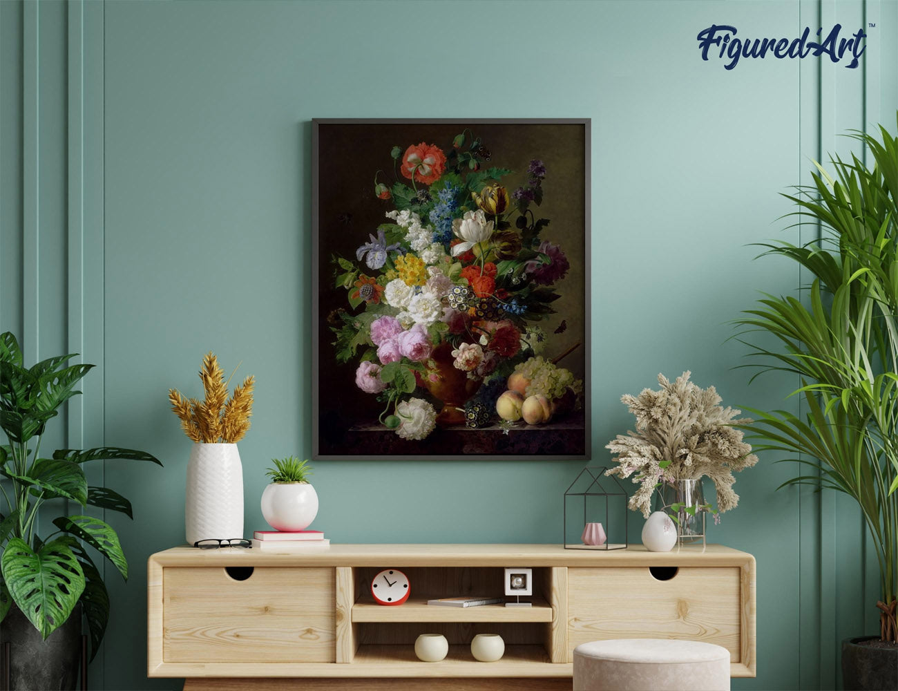 Paint by Numbers rolled - Jan Frans van Dael - Vase of Flowers