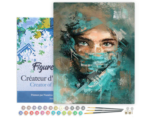 Paint by Numbers Framed - Beautiful Eyes