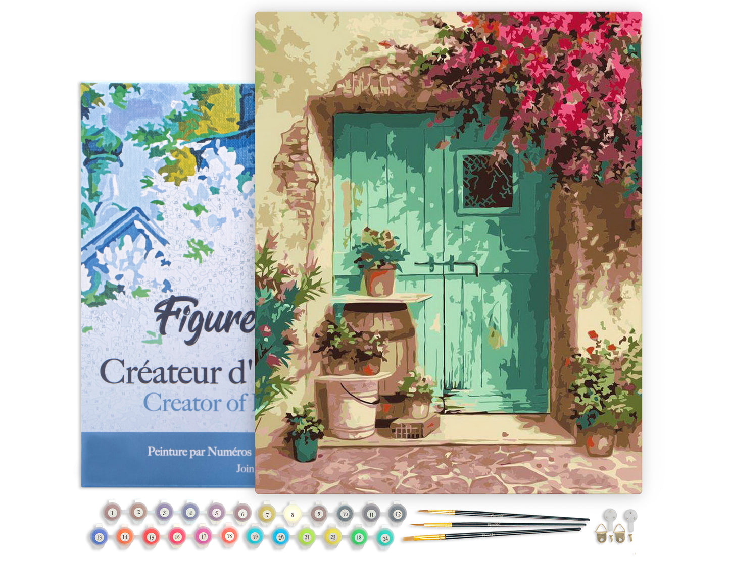 Paint by Numbers Framed - Green Door