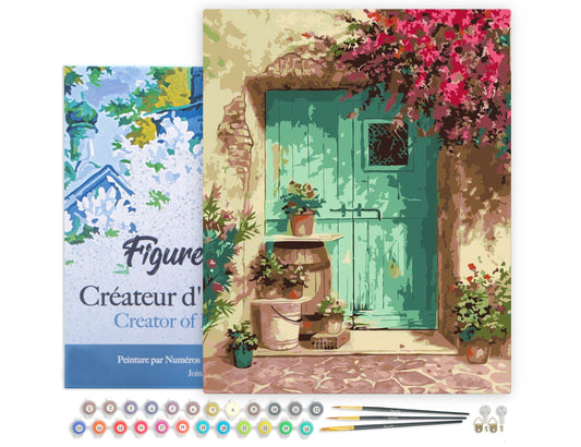 Paint by Numbers Framed - Green Door