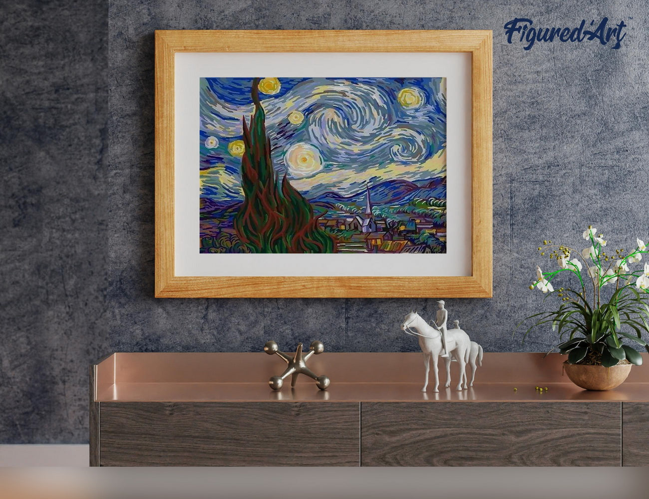 Paint by Numbers rolled - Van Gogh Starry Night