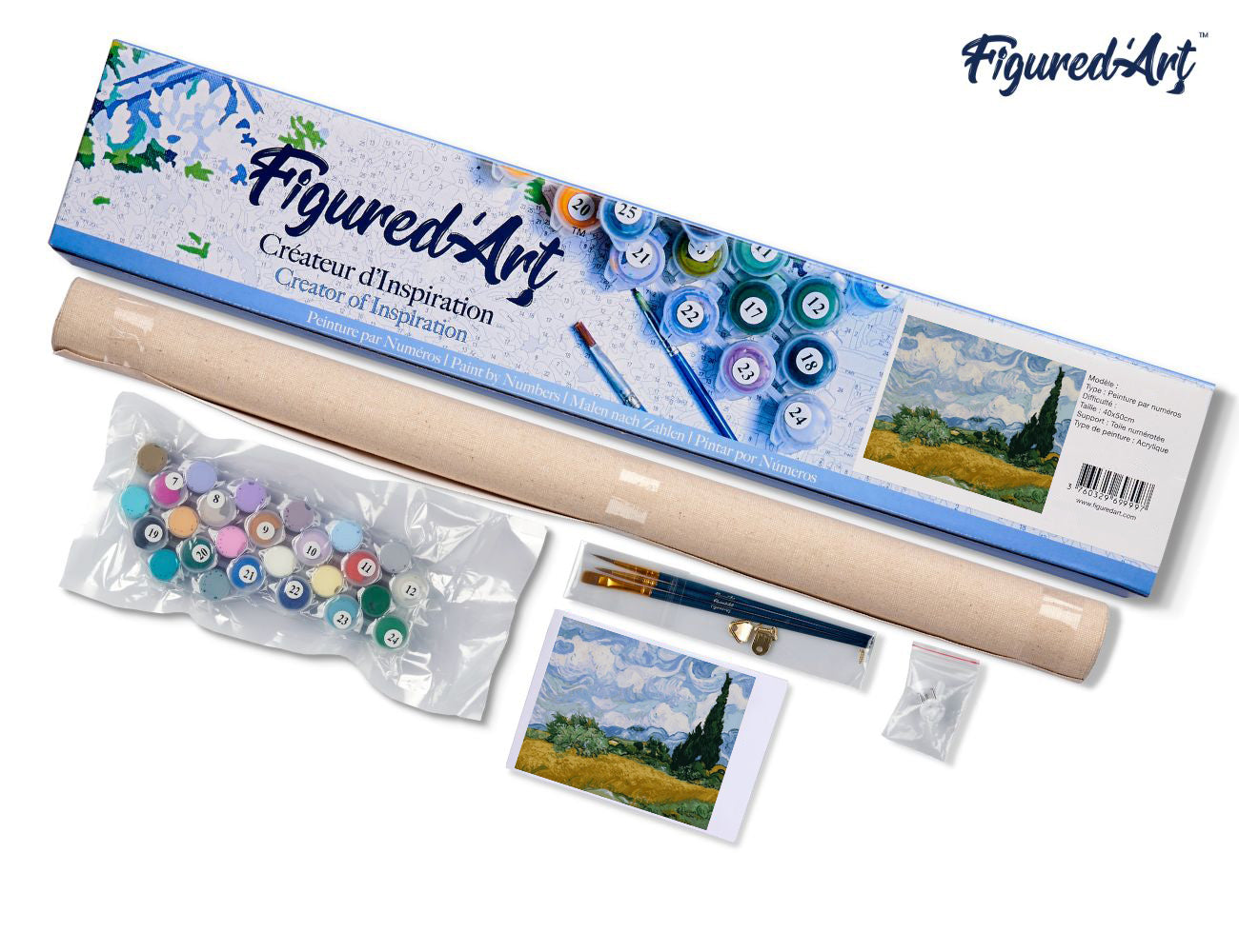 Paint by Numbers rolled - Van Gogh - Heaven