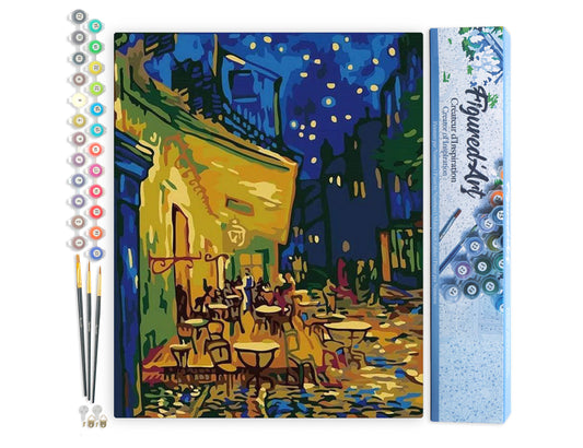 Paint by Numbers rolled - Van Gogh Cafe Terrace at Night