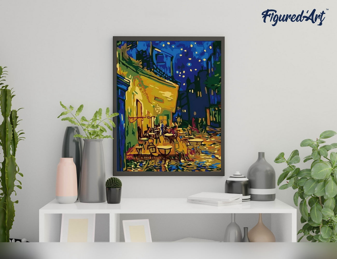 Paint by Numbers rolled - Van Gogh Cafe Terrace at Night