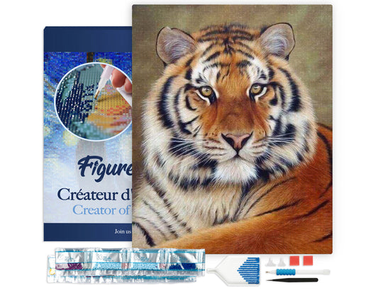 Diamond Painting Framed - Tiger Eye