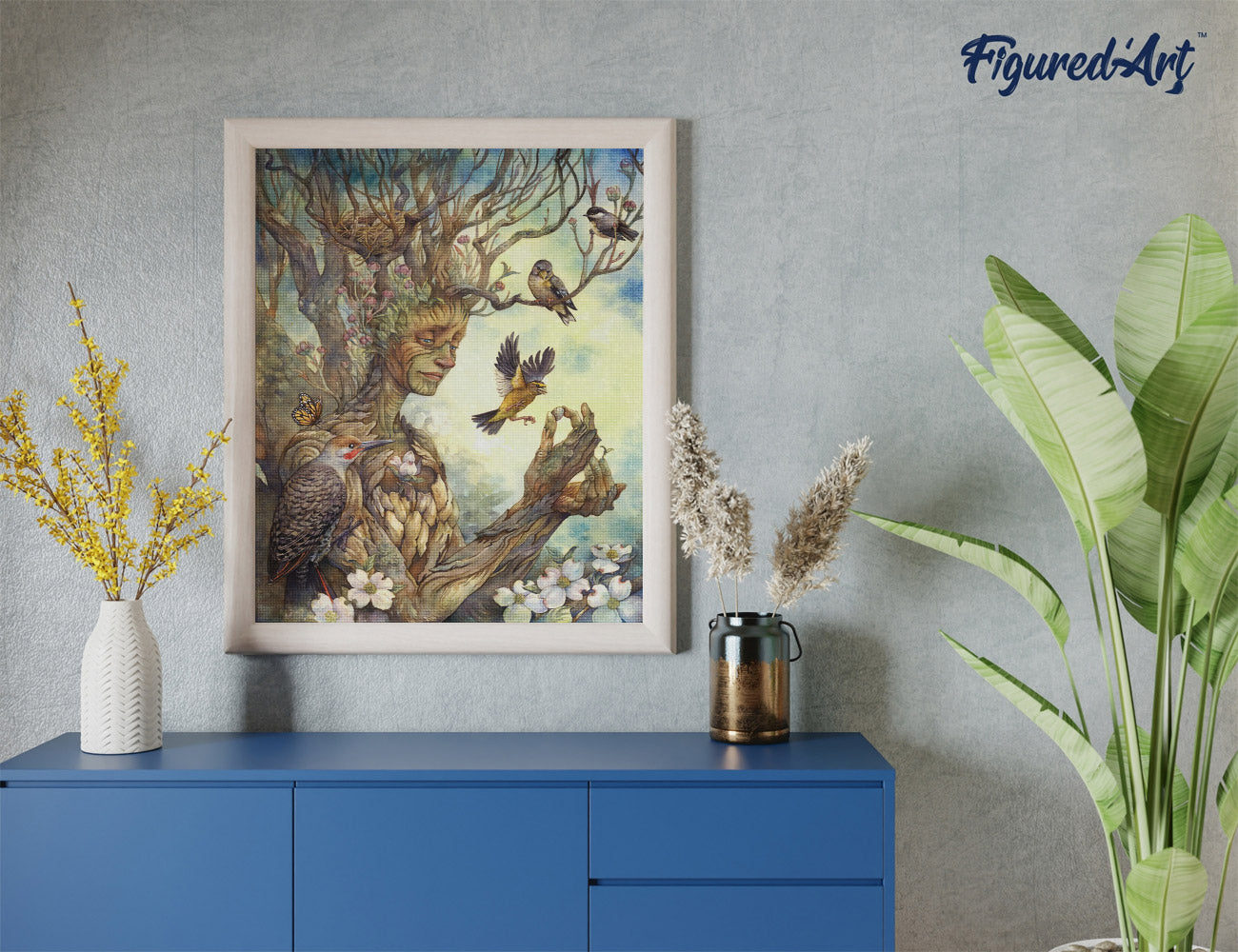 Diamond Painting Framed - The Woman Tree