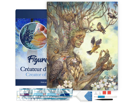 Diamond Painting Framed - The Woman Tree