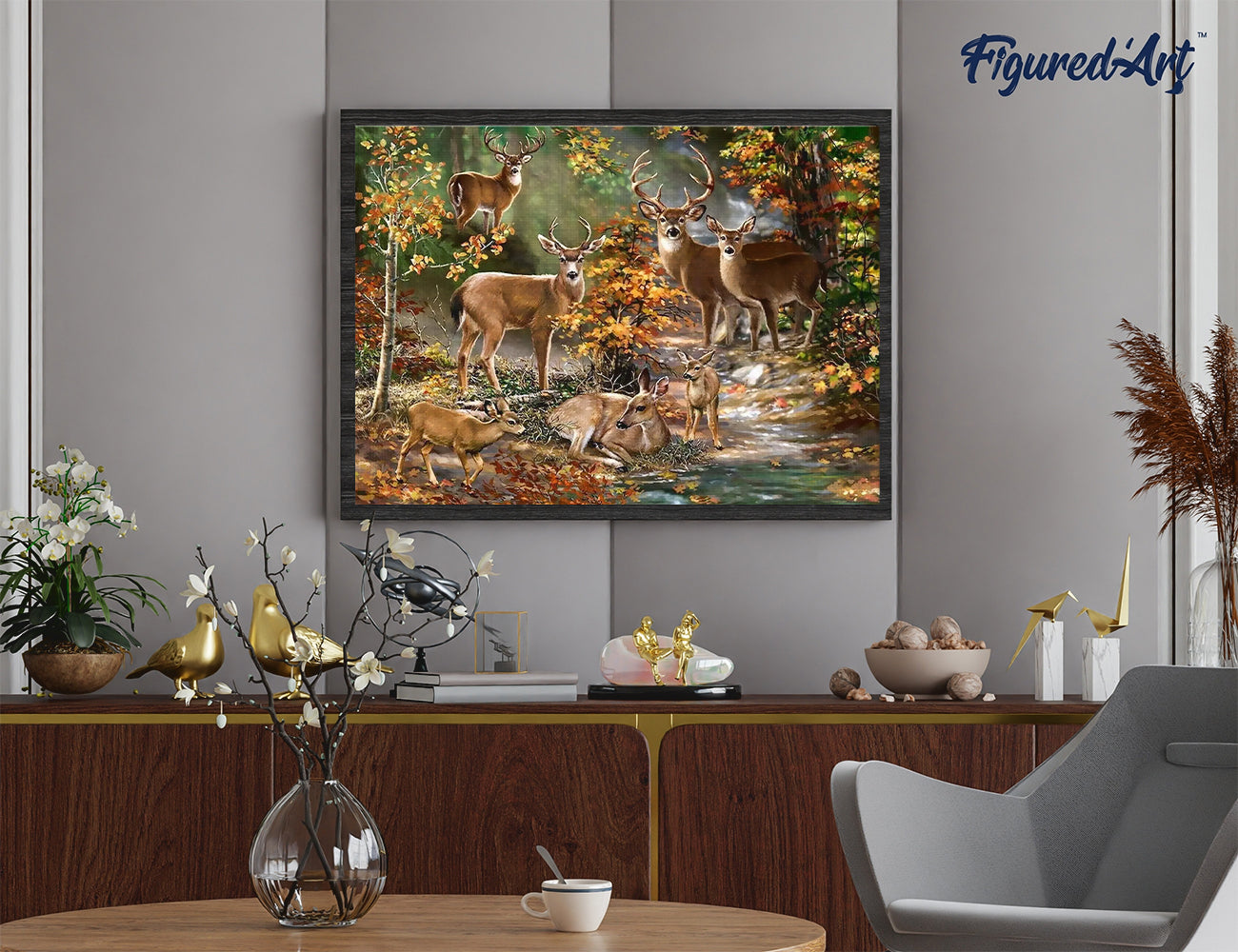 Diamond Painting - Deer Family