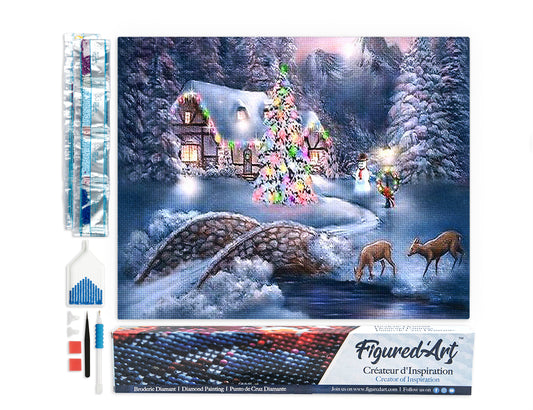 Diamond Painting - Chalet during Winter