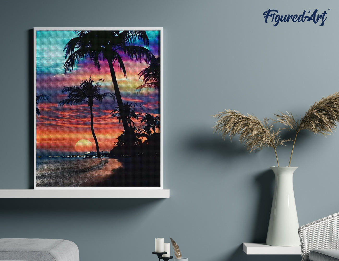 Diamond Painting - Sunset on a Beautiful Island