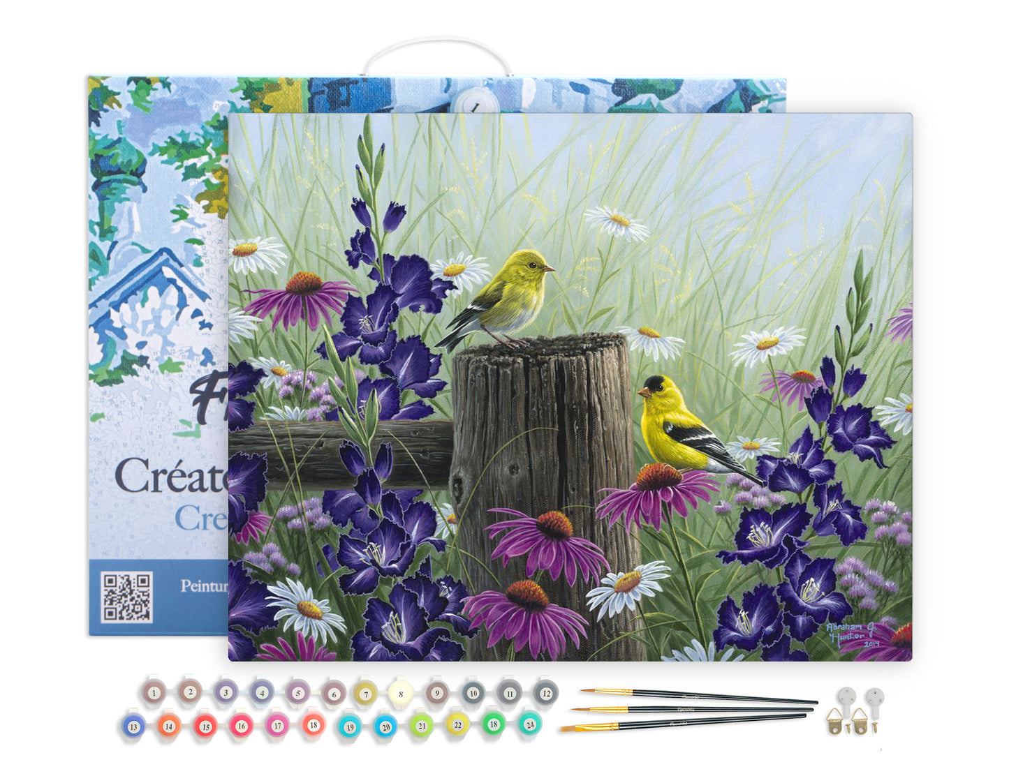 Paint by Numbers Framed - Goldfinch Birds