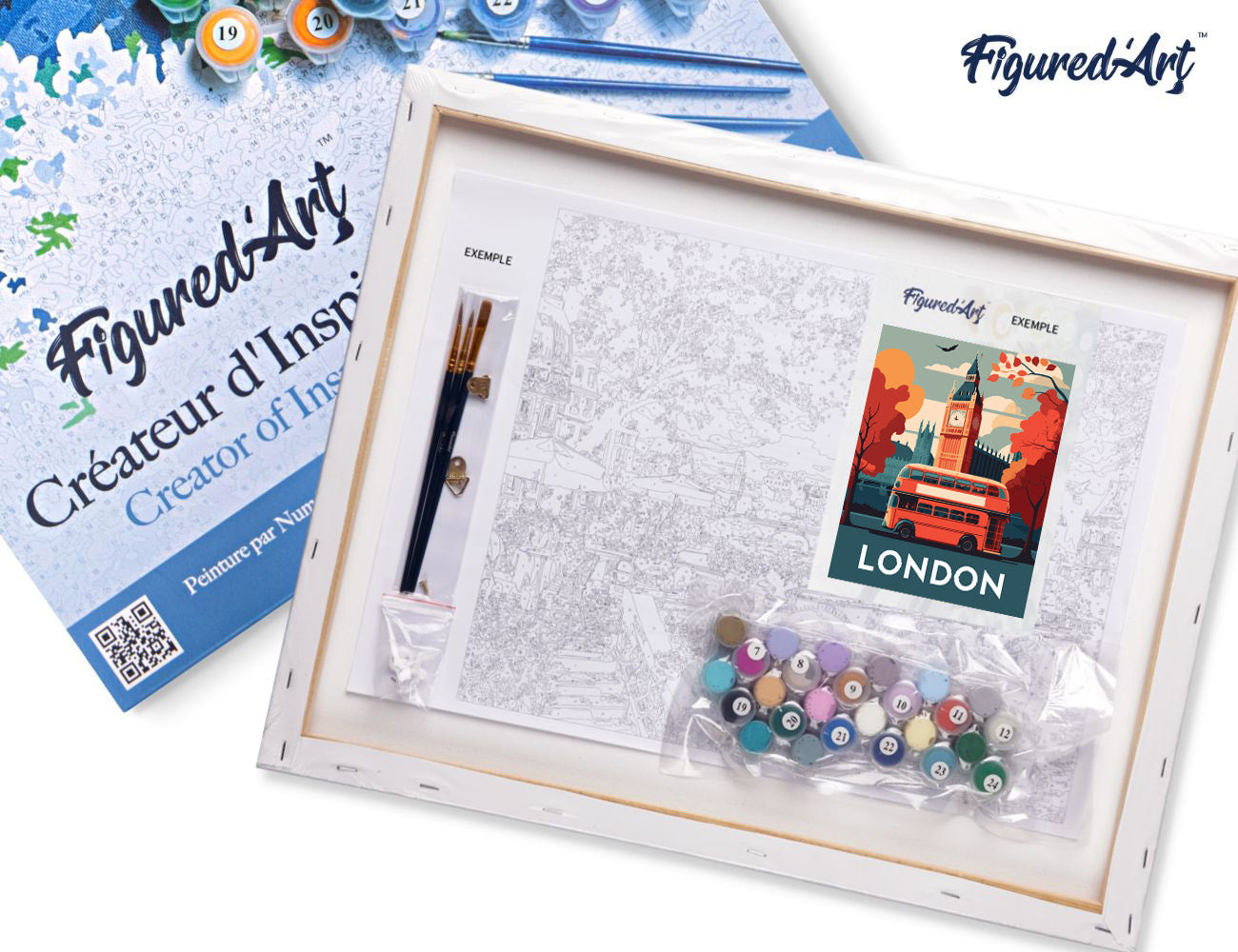 Paint by Numbers Framed - Travel Poster London