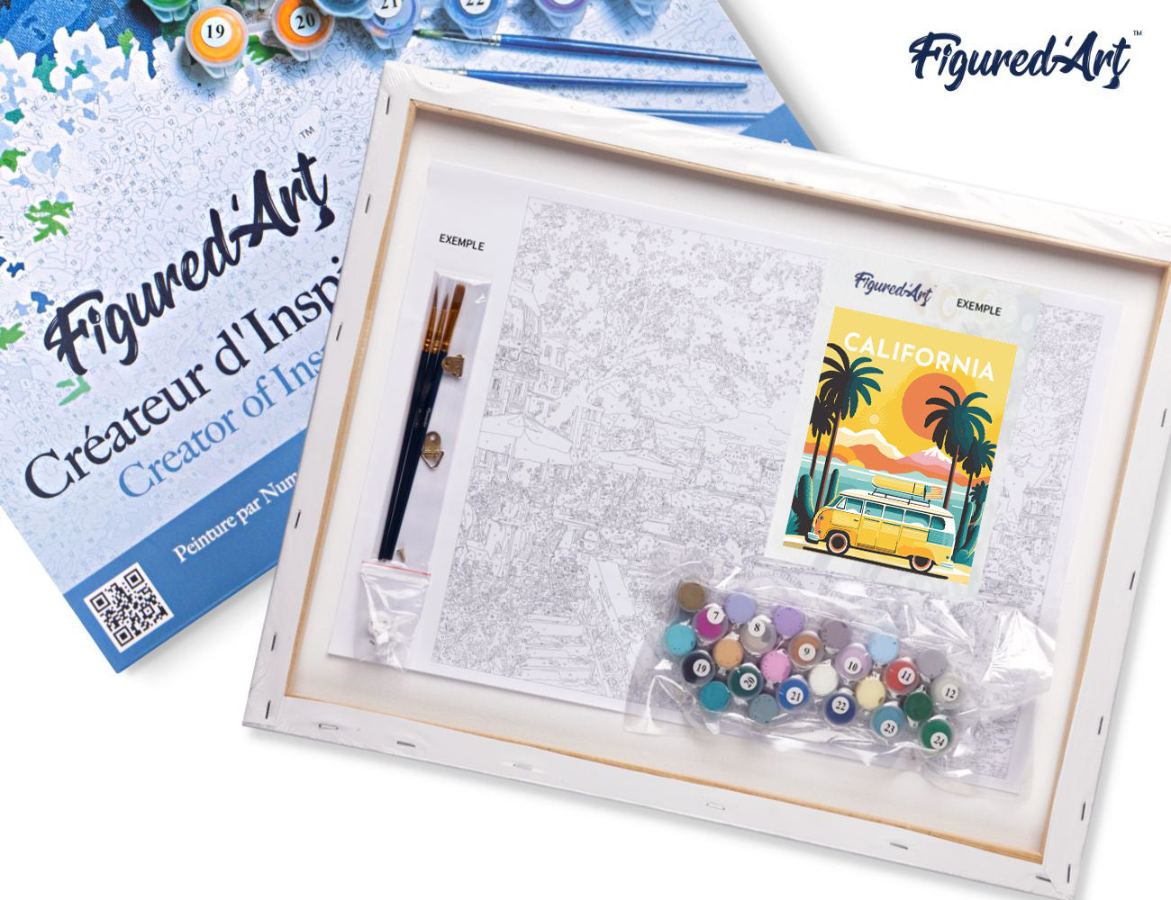 Paint by Numbers Framed - Travel Poster California