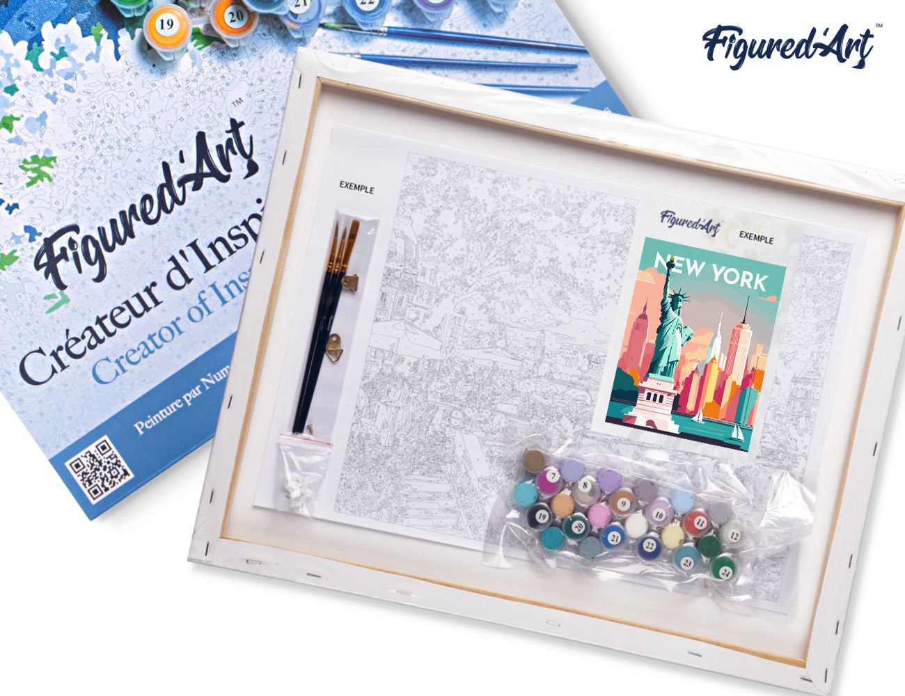 Paint by Numbers Framed - Travel Poster New York